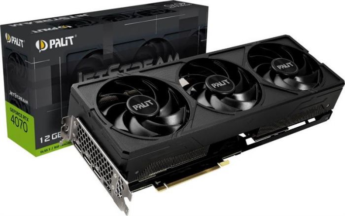 Відеокарта GF RTX 4070 12GB GDDR6X JetStream Palit (NED4070019K9-1047J)