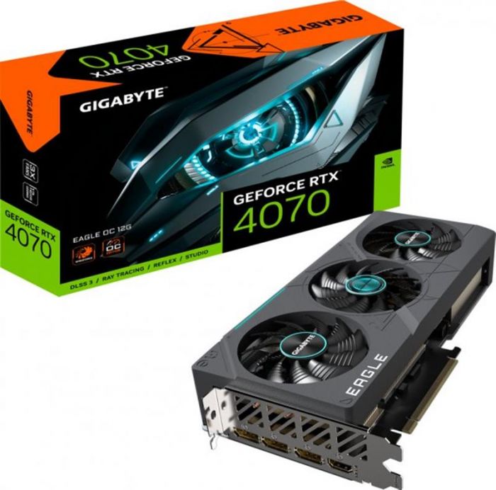 Відеокарта GF RTX 4070 12GB GDDR6X Eagle OC Gigabyte (GV-N4070EAGLE OC-12GD)