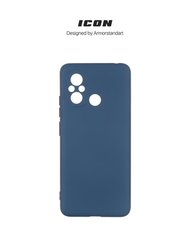 Чохол-накладка Armorstandart Icon для Xiaomi Redmi 12С/11A Camera cover Dark Blue (ARM65967)