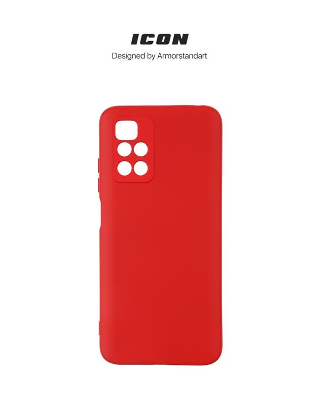 Чохол-накладка Armorstandart Icon для Xiaomi Redmi 10/10 2022 Camera cover Red (ARM62761)