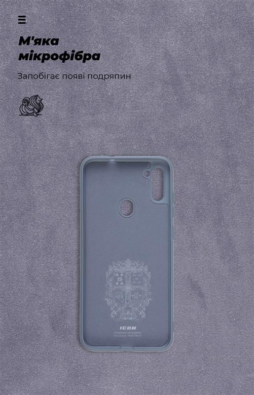 Чохол-накладка Armorstandart Icon для Samsung Galaxy A11 SM-A115/M11 SM-M115 Camera cover Blue (ARM67490)