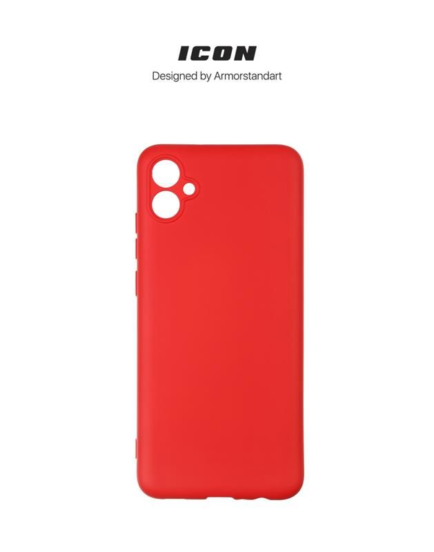 Чохол-накладка Armorstandart Icon для Samsung Galaxy A04e SM-A042/M04 SM-M045/F04 SM-E045 Camera cover Red (ARM65141)