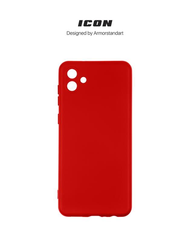 Чохол-накладка Armorstandart Icon для Samsung Galaxy A04 SM-A045 Camera cover Red (ARM63907)