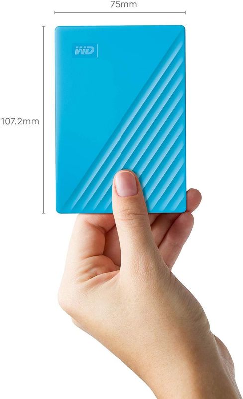 Зовнішній жорсткий диск 2.5" USB 4.0TB WD My Passport Blue (WDBPKJ0040BBL-WESN)