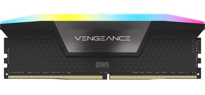 Модуль пам`ятi DDR5 2x32GB/6400 Corsair Vengeance RGB Black (CMH64GX5M2B6400C32)