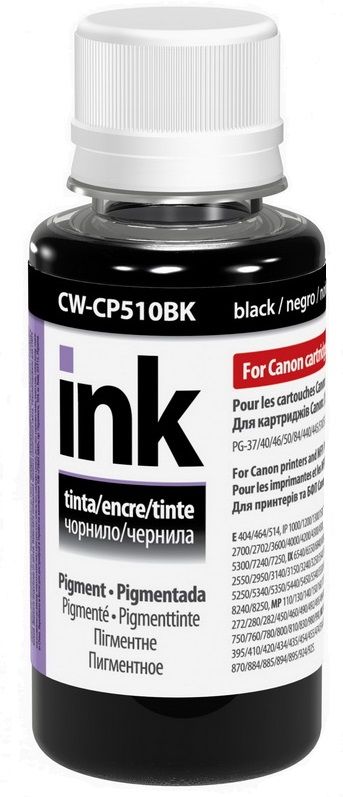 Чорнило CW Canon CP-510 (CW-CP510BK01) Black Pigment, 100мл