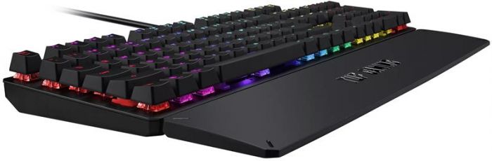 Клавiатура Asus TUF Gaming K3 RGB 104key Kailh BN UA Black (90MP01Q1-BKMA00)