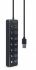 USB-хаб Gembird 7 ports Black (UHB-U3P7P-01) з вимикачами