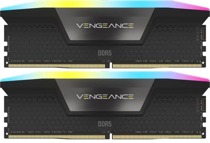 Модуль пам`ятi DDR5 2x16GB/6000 Corsair Vengeance RGB Black (CMH32GX5M2E6000C36)