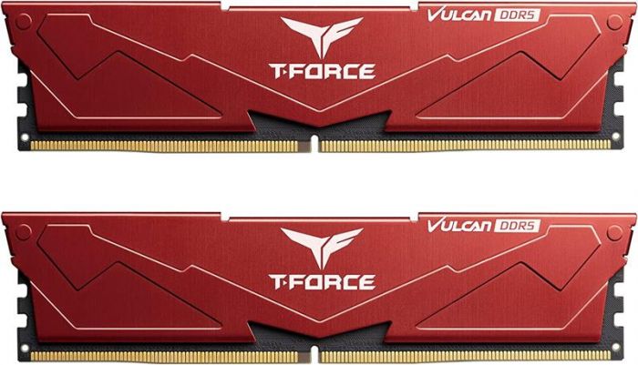 Модуль пам`ятi DDR5 2x16GB/6000 Team T-Force Vulcan Red (FLRD532G6000HC38ADC01)