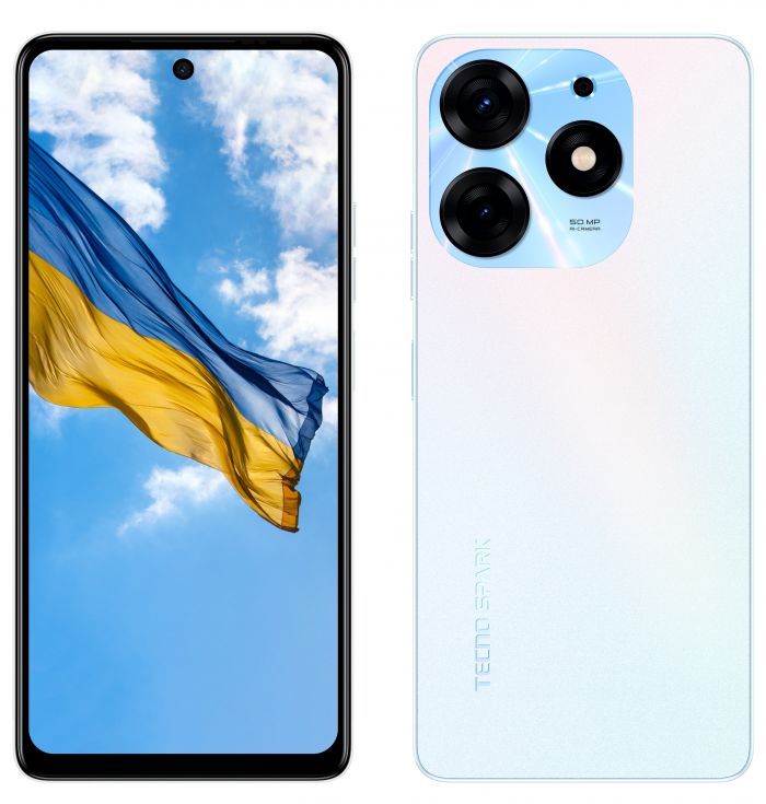 Смартфон Tecno Spark 10 Pro (KI7) 8/256GB NFC Dual Sim Pearl White (4895180796111)