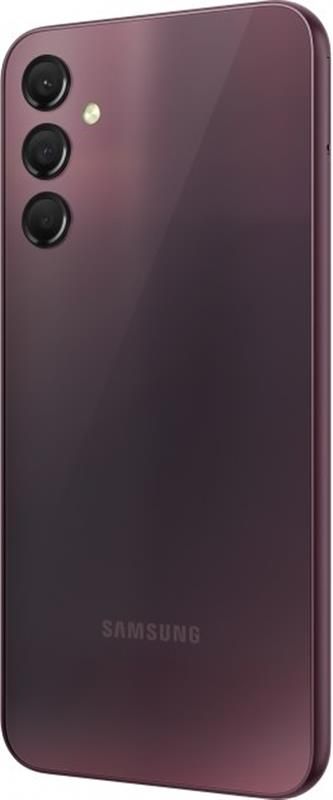 Смартфон Samsung Galaxy A24 SM-A245 6/128GB Dual Sim Dark Red (SM-A245FDRVSEK)