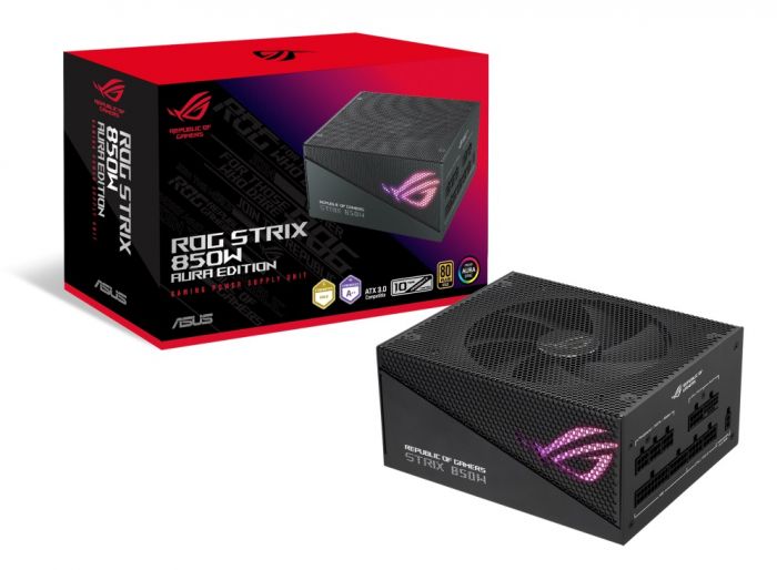 Блок живлення Asus ROG Strix PCIE5 850W Gold Aura Edition (90YE00P2-B0NA00)