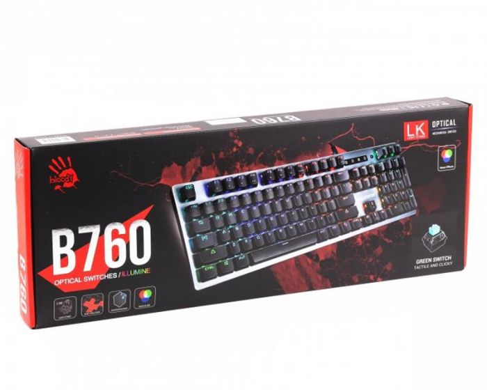 Клавіатура A4Tech B760 Bloody Grey