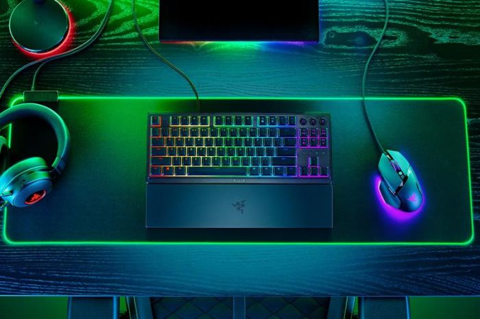 Клавiатура Razer Ornata V3 TKL Black (RZ03-04880100-R3M1)