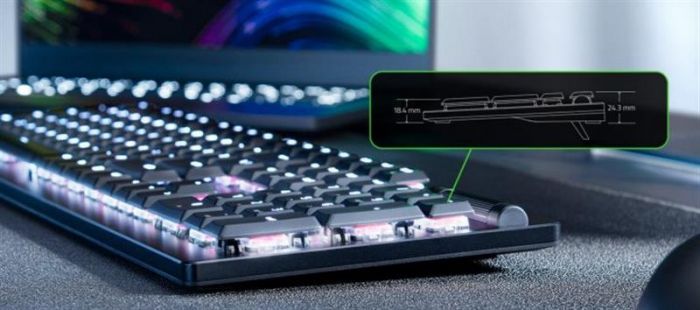 Клавіатура Razer DeathStalker V2 Red Switch Black (RZ03-04500100-R3M1)