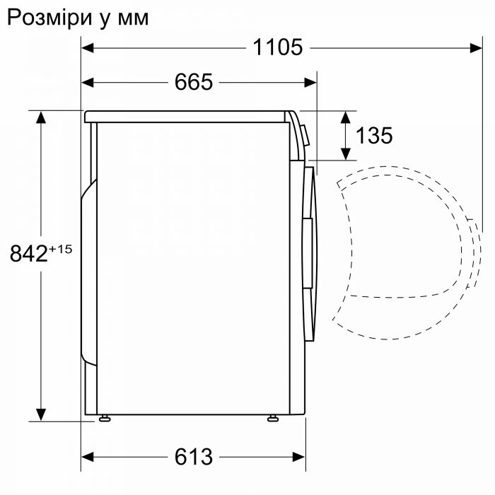 Сушильна машина Bosch WTH85205UA