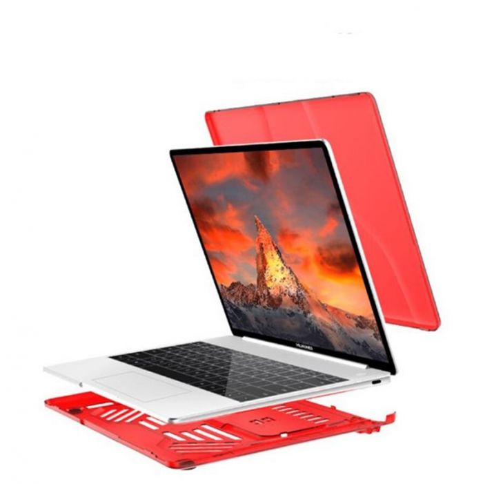 Чохол для ноутбука протиударний Becover PremiumPlastic для Macbook Air M1 (A1932/A2337) 13.3" Red (708883)