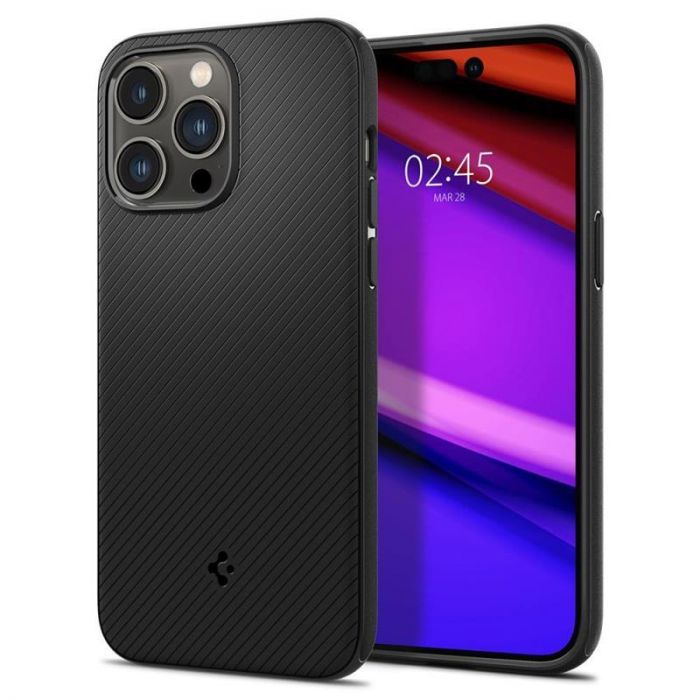 Чохол-накладка Spigen Mag Armor MagFit для Apple iPhone 14 Pro Matte Black (ACS04989)