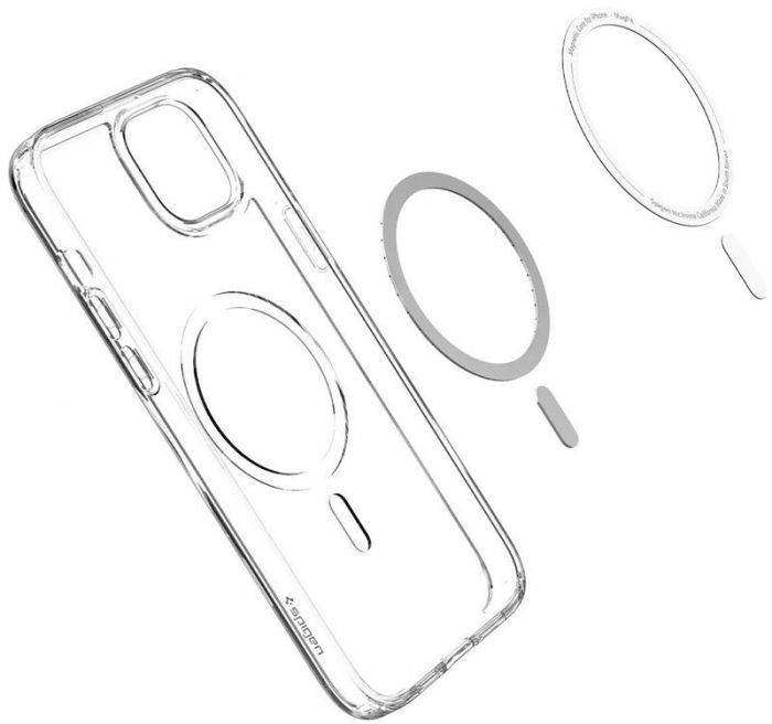 Чохол-накладка Spigen Ultra Hybrid MagFit для Apple iPhone 14 Carbon Fiber (ACS05050)