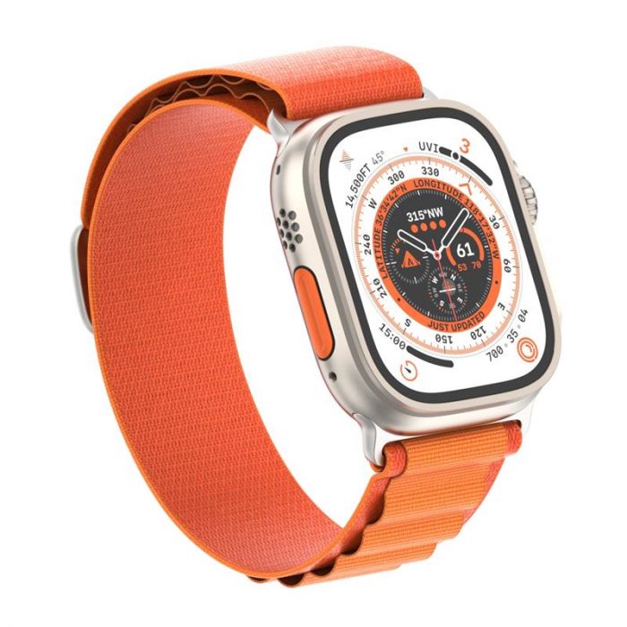 Ремінець Armorstandart Alpina Band для Apple Watch Ultra 49mm Orange (ARM65021)