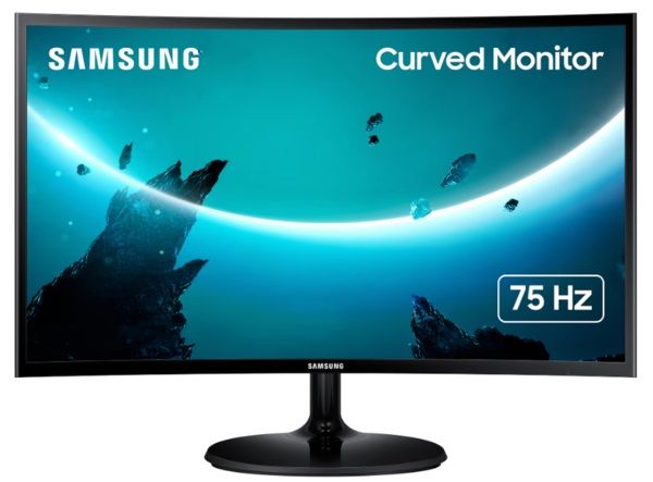 Монiтор Samsung 27"Curved  LS27C360 (LS27C360EAIXCI) VA Black