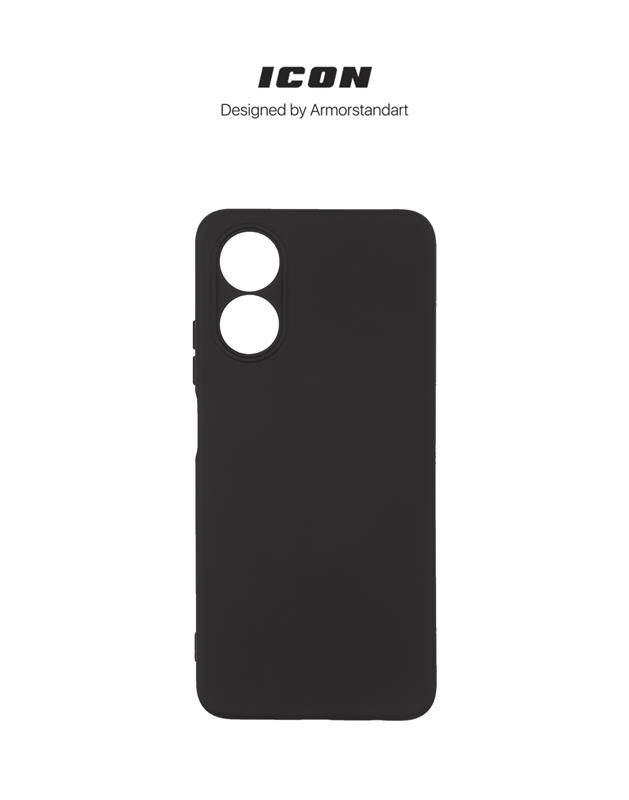 Чохол-накладка Armorstandart Icon для Oppo A17 4G Camera cover Black (ARM64847)