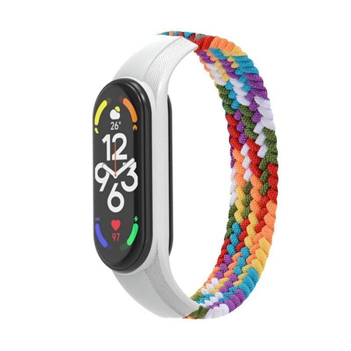 Ремінець Armorstandart Braided Solo Loop для Xiaomi Mi Band 7/6/5/4 Pride Edition size S (ARM64941)