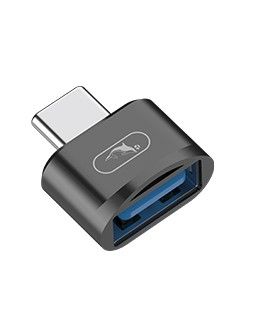 Перехідник SkyDolphin OT05 Mini USB Type-C - USB (M/F) Black (ADPT-00029)