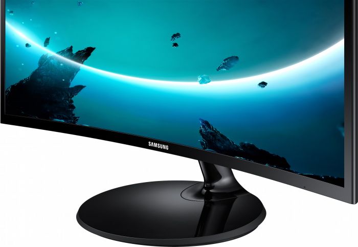 Монiтор Samsung 24" LS24C360 (LS24C360EAIXCI) Curved VA Black