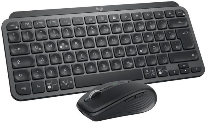 Комплект (клавіатура, миша) бездротовий Logitech MX Keys Mini Combo for Business Graphite US (920-011061)