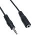 Кабель Piko 3.5 мм - 3.5 мм (M/F), 1.5 м, Black (1283126473937)