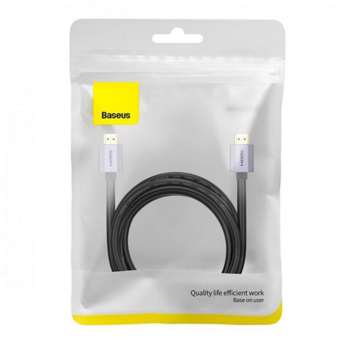 Кабель Baseus High Definition Graphene HDMI - HDMI V 2.0 (M/M), 3 м, чорний (WKGQ020301)