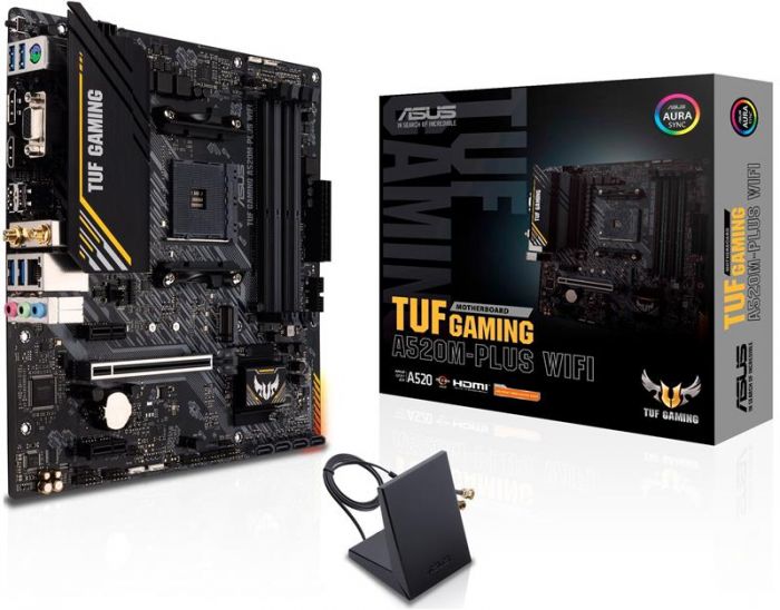 Материнська плата Asus TUF Gaming A520M-Plus WiFi Socket AM4