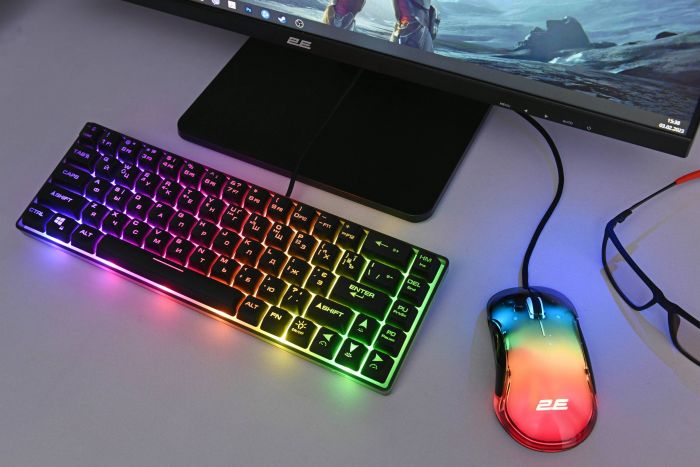 Миша 2E Gaming MG345 RGB Transparent (2E-MG345TR)