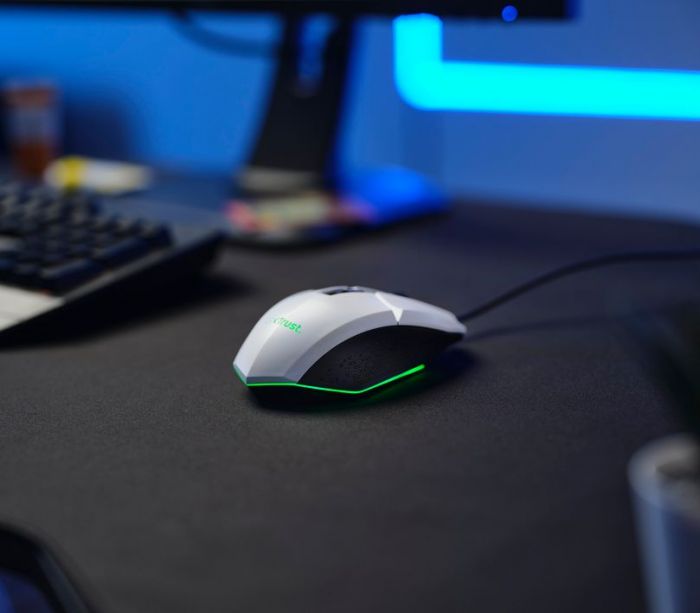 Миша Trust GXT 109 Felox RGB White (25066)