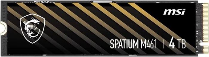 Накопичувач SSD 4TB MSI Spatium M461 M.2 2280 PCIe 4.0 x4 NVMe 3D NAND TLC (S78-440R030-P83)