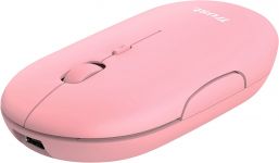 Миша бездротова Trust Puck Rechargeable Ultra-Thin BT WL Silent Pink (24125)