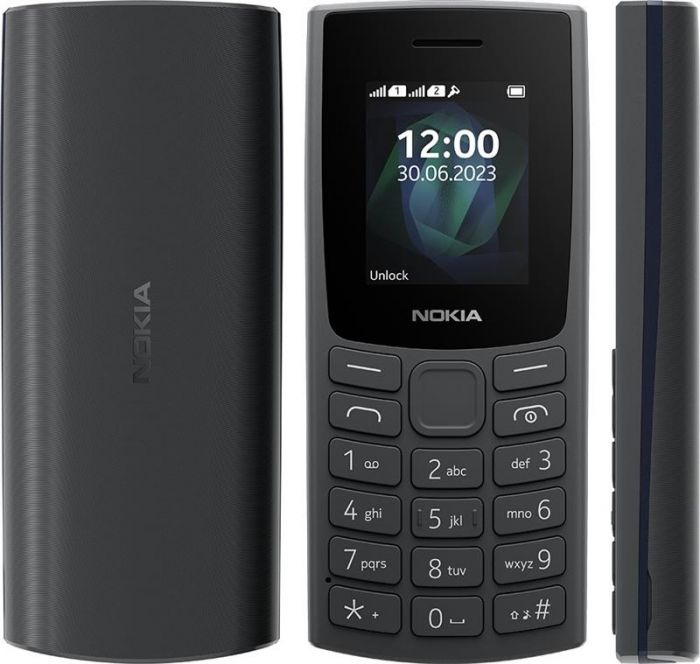 Мобільний телефон Nokia 105 2023 Dual Sim Charcoal