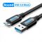 Кабель Vention USB - MicroUSB-B (M/M) PVC Round nickel-plated, 0.25 м Black (COPBC)