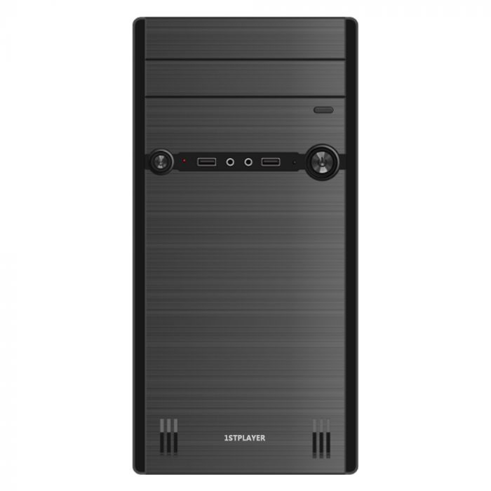 Корпус 1stPlayer M5-450PLS Black 450W (5.25" N/A)