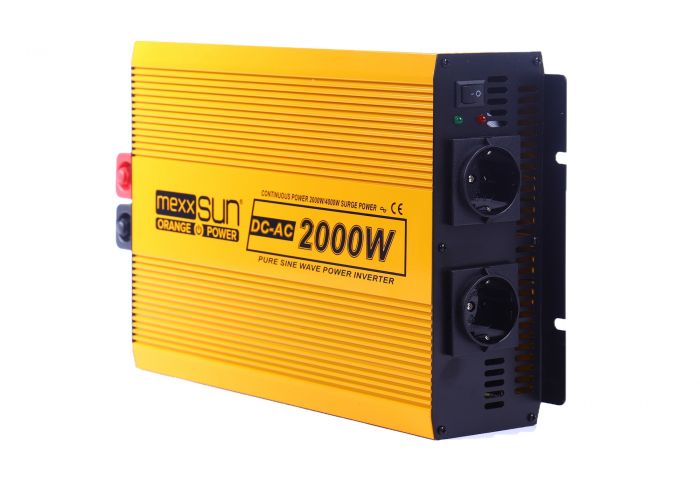 Інвертор напруги Mexxsun YX-2000W-S, 12V/220V, 2000W (29182)