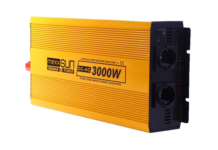 Інвертор напруги Mexxsun YX-3000W-S, 12V/220V, 3000W (MXSPSW-3000-12S/29185)