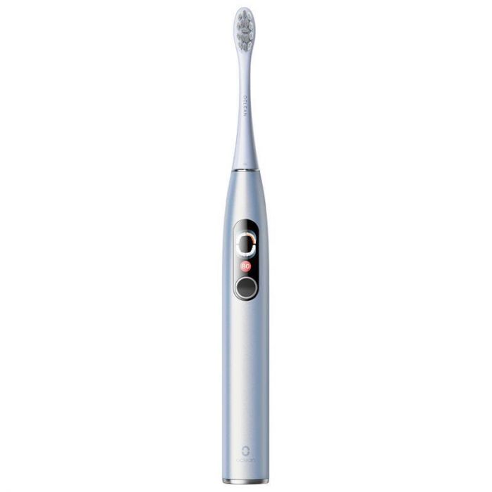 Розумна зубна електрощітка Oclean X Pro Digital Set Electric Toothbrush Glamour Silver (6970810552584)