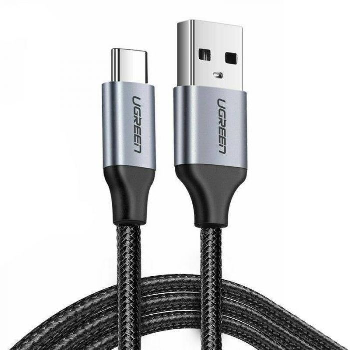 Кабель Ugreen US288 USB - USB Type-C (M/M), 1 м, Black (60126)