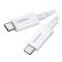 Кабель Ugreen US506 USB Type-C - USB Type-C (M/M), 0.8 м, White (40113)