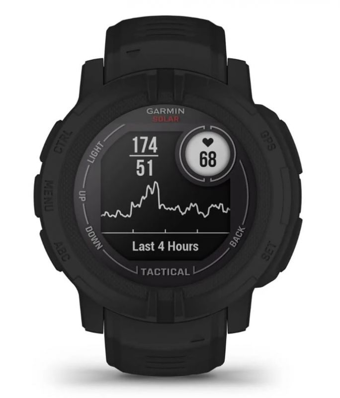 Смарт-годинник Garmin Instinct 2 Solar Tactical Black (010-02627-03)