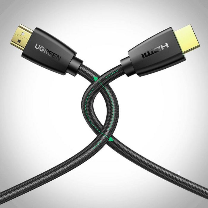 Кабель Ugreen HD118 HDMI - HDMI V 2.0 (M/M), 3 м, Black (40411)