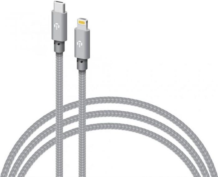 Кабель Intaleo CBGNYTL1 USB Type-C-Lightning 1м 30W Grey (1283126559587)