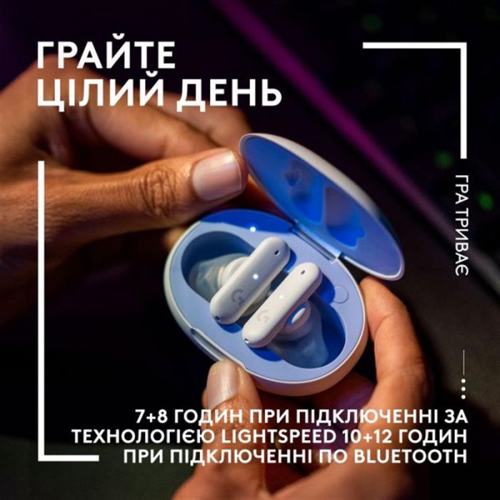 Гарнітура Logitech FITS True Wireless Gaming Earbuds Black (985-001182)